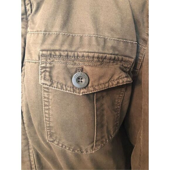 Vintage Continente gorpcore canvas green utility quilted vintage jacket - Picture 15 of 16